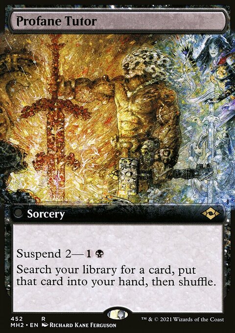 Profane Tutor (Extended Art) [Modern Horizons 2]
