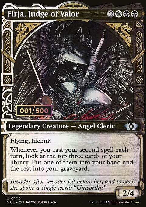 Firja, Judge of Valor (Serialized) [Multiverse Legends]
