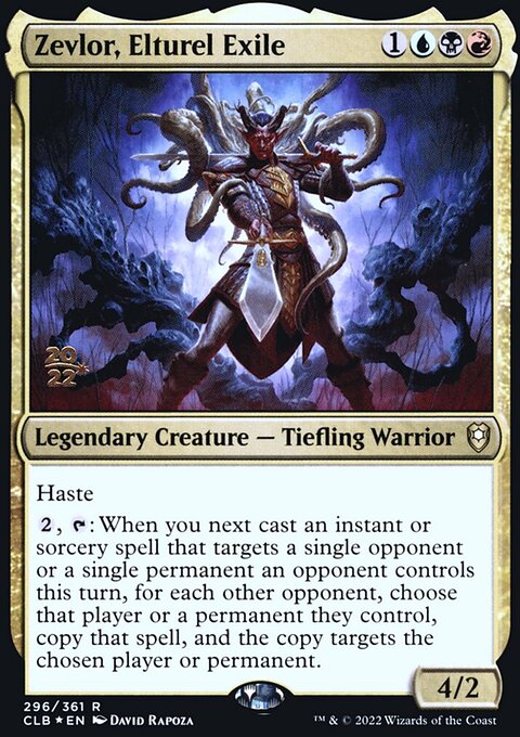 Zevlor, Elturel Exile [Commander Legends: Battle for Baldur's Gate Prerelease Promos]