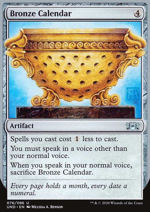 Bronze Calendar [Unsanctioned]