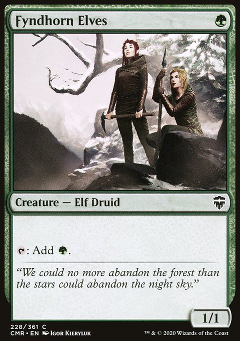Fyndhorn Elves [Commander Legends]