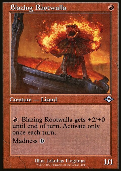 Blazing Rootwalla (Retro) [Modern Horizons 2]
