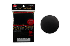 Hyper MAT Sleeves - Black - 80 Sleeves - Standard Size