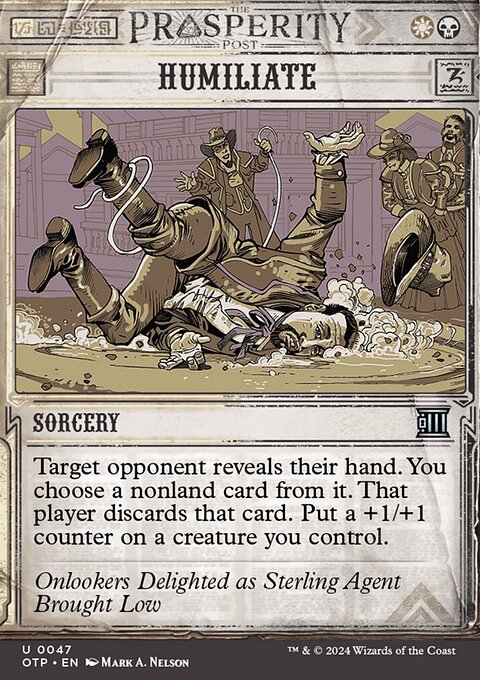 Humiliate [Outlaws of Thunder Junction: Breaking News]