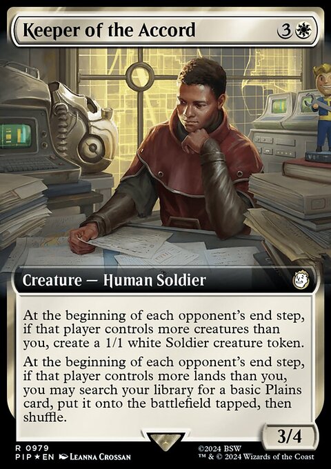 Keeper of the Accord (Extended Art) (Surge Foil) [Fallout]
