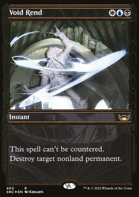 Void Rend (Showcase Golden Age Gilded Foil) [Streets of New Capenna]