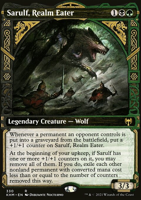 Sarulf, Realm Eater (Showcase) [Kaldheim]