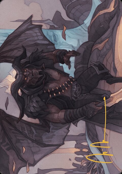 Rakdos Joins Up Art Card [Outlaws of Thunder Junction Art Series]