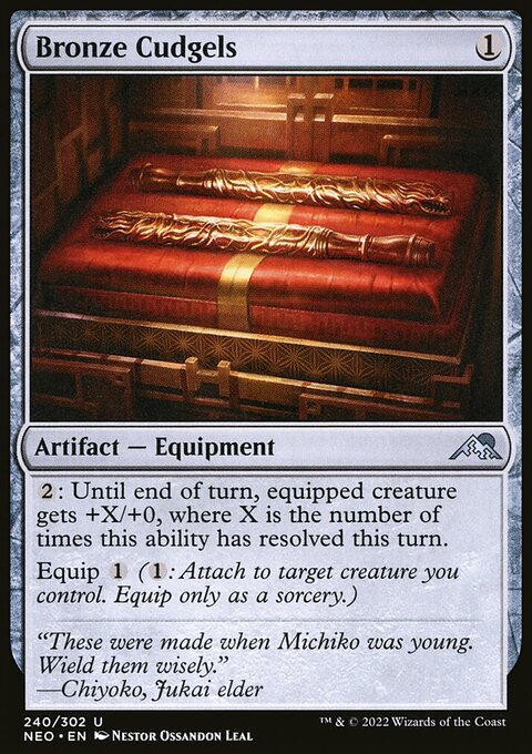 Bronze Cudgels [Kamigawa: Neon Dynasty]
