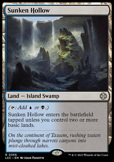 Sunken Hollow [The Lost Caverns of Ixalan Commander]
