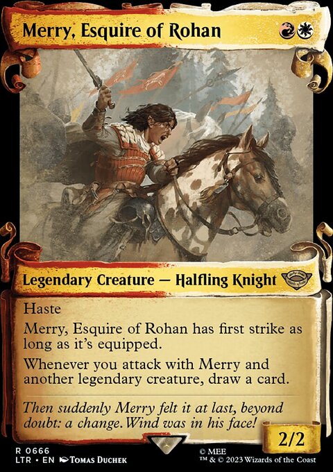Merry, Esquire of Rohan [The Lord of the Rings: Tales of Middle-Earth Showcase Scrolls]