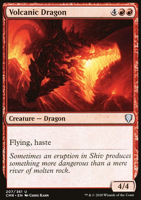 Volcanic Dragon [Commander Legends]