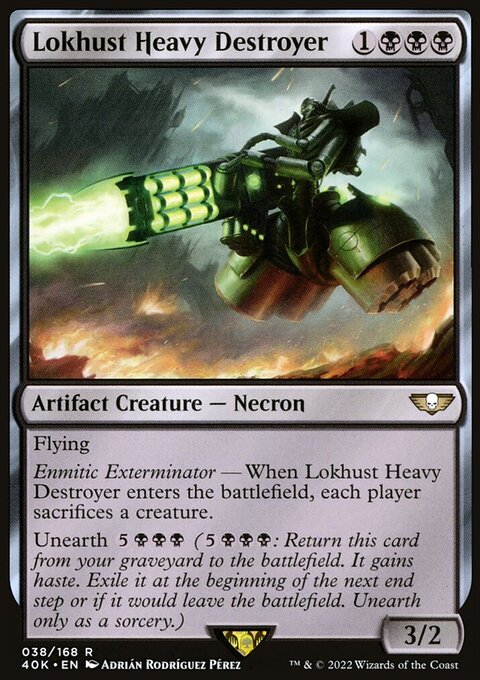 Lokhust Heavy Destroyer (Surge Foil) [Warhammer 40,000]