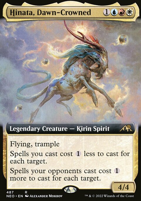 Hinata, Dawn-Crowned (Extended Art) [Kamigawa: Neon Dynasty]