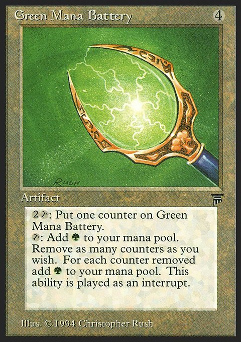 Green Mana Battery [Legends]