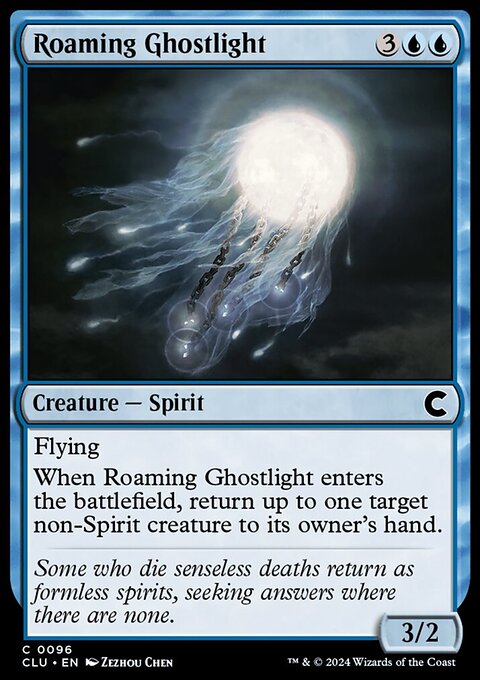 Roaming Ghostlight [Ravnica: Clue Edition]