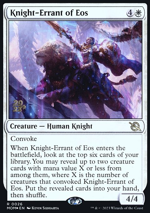 Knight-Errant of Eos [March of the Machine Prerelease Promos]
