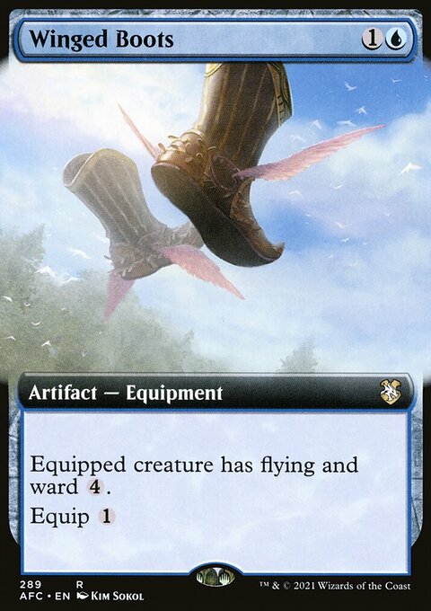 Winged Boots (Extended Art) [Dungeons & Dragons: Adventures in the Forgotten Realms Commander]