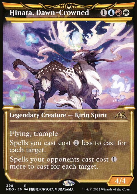 Hinata, Dawn-Crowned (Showcase Soft Glow) [Kamigawa: Neon Dynasty]