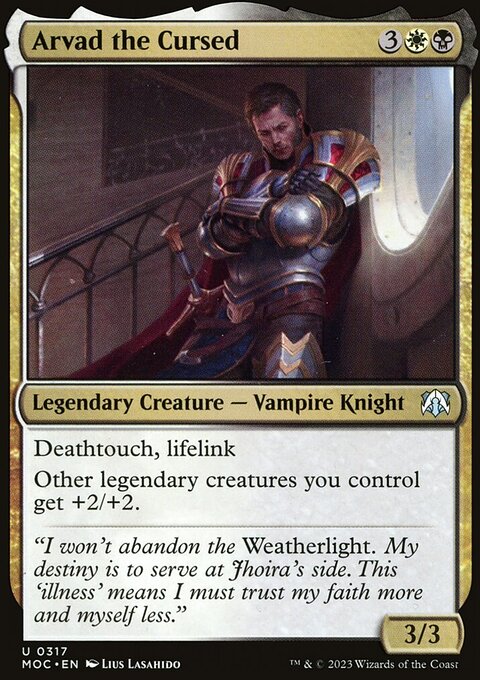 Arvad the Cursed [March of the Machine Commander]