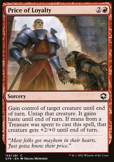 Price of Loyalty [Dungeons & Dragons: Adventures in the Forgotten Realms]