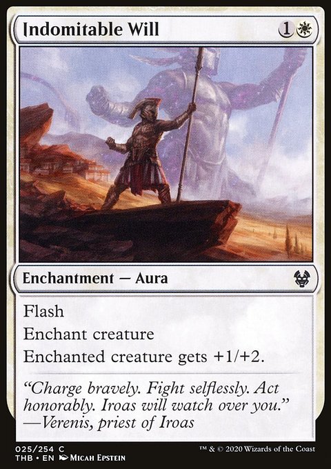 Indomitable Will [Theros Beyond Death]