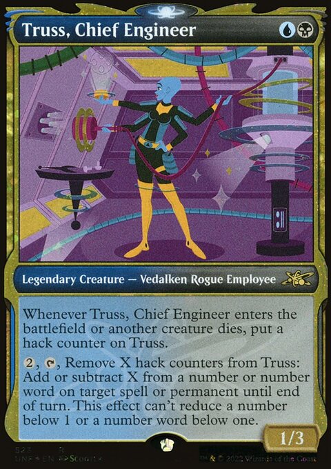 Truss, Chief Engineer (Showcase) (Galaxy Foil) [Unfinity]