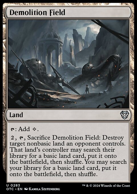 Demolition Field [Outlaws of Thunder Junction Commander]