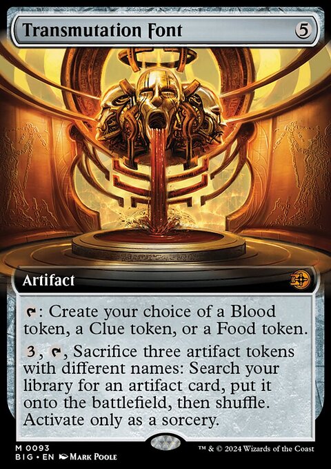 Transmutation Font (Extended Art) [Outlaws of Thunder Junction: The Big Score]