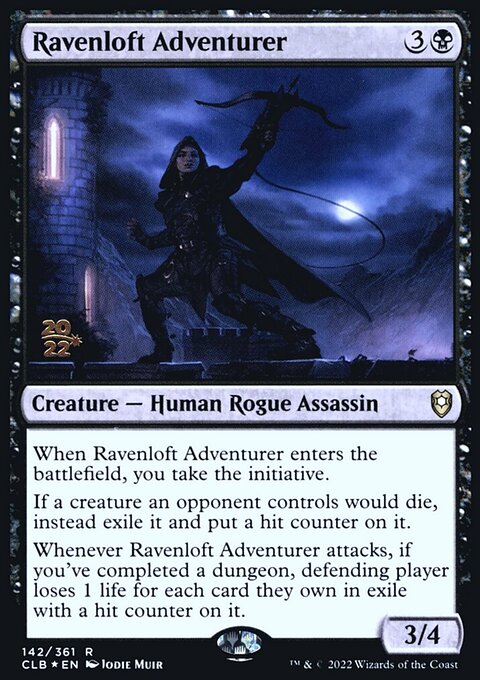 Ravenloft Adventurer [Commander Legends: Battle for Baldur's Gate Prerelease Promos]