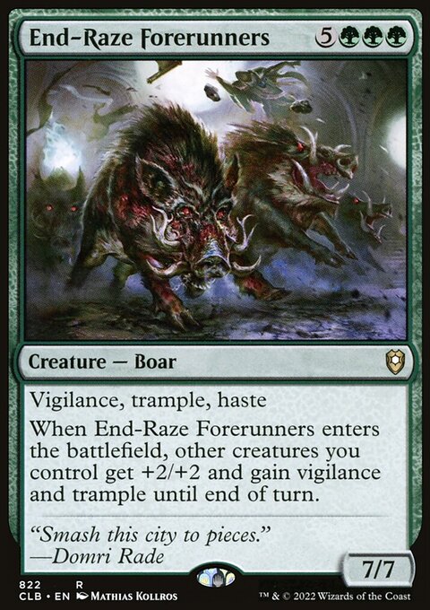 End-Raze Forerunners [Commander Legends: Battle for Baldur's Gate]