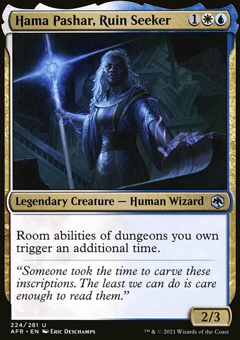 Hama Pashar, Ruin Seeker [Dungeons & Dragons: Adventures in the Forgotten Realms]