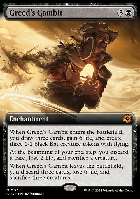 Greed's Gambit (Extended Art) [Outlaws of Thunder Junction: The Big Score]