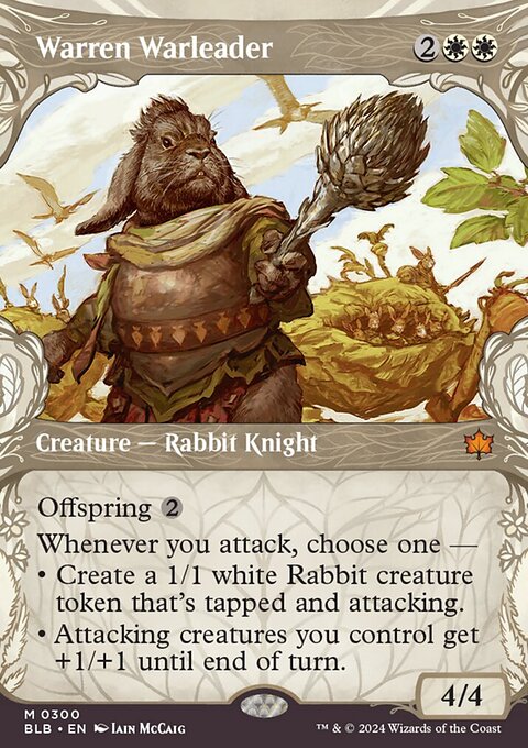 Warren Warleader (Showcase) [Bloomburrow]