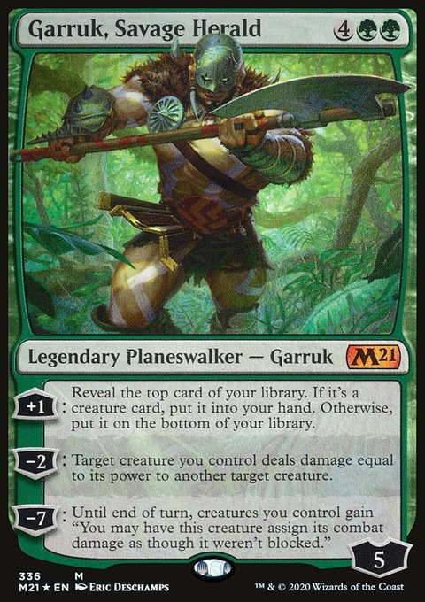 Garruk, Savage Herald [Core Set 2021]