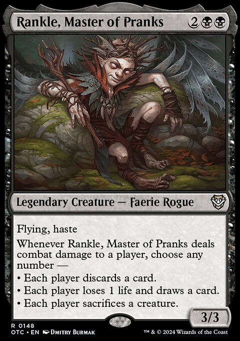 Rankle, Master of Pranks [Outlaws of Thunder Junction Commander]