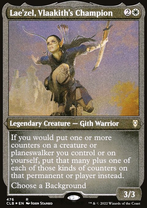Lae'zel, Vlaakith's Champion (Foil Etched) [Commander Legends: Battle for Baldur's Gate]