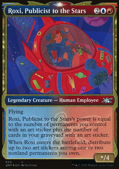 Roxi, Publicist to the Stars (Showcase) (Galaxy Foil) [Unfinity]