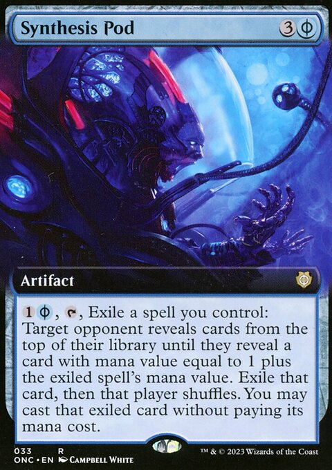 Synthesis Pod (Extended Art) [Phyrexia: All Will Be One Commander]