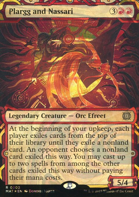 Plargg and Nassari (Showcase Halo Foil) [March of the Machine: The Aftermath]