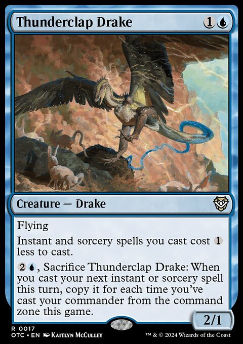 Thunderclap Drake [Outlaws of Thunder Junction Commander]