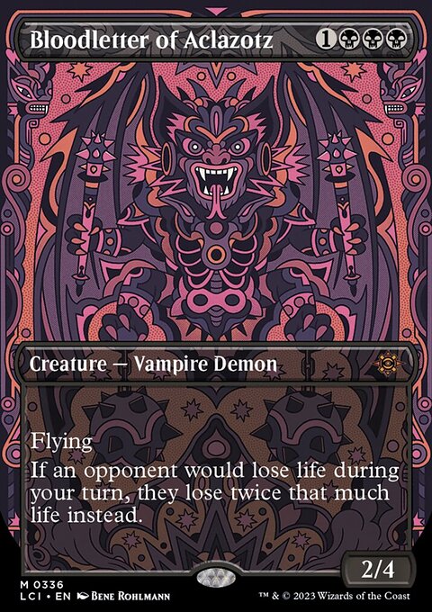 Bloodletter of Aclazotz (Borderless) [The Lost Caverns of Ixalan]