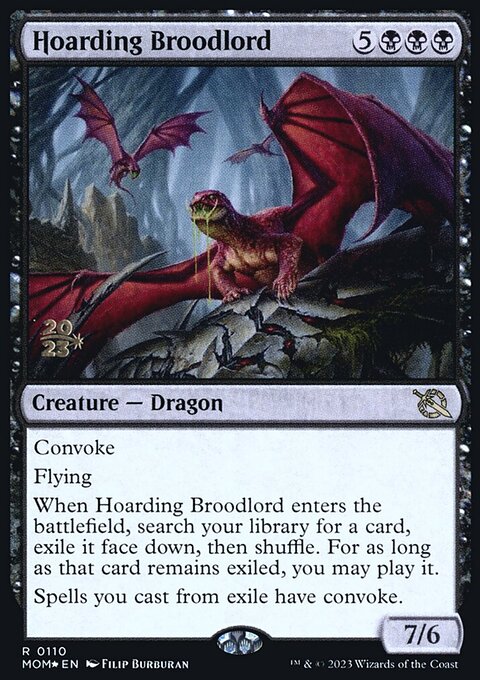 Hoarding Broodlord [March of the Machine Prerelease Promos]