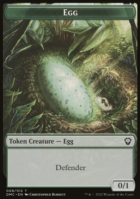 Snake // Egg Double-Sided Token [Dominaria United Commander Tokens]