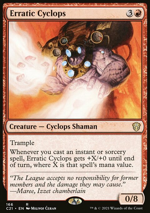 Erratic Cyclops [Commander 2021]