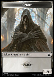 Spirit (0018) // Voja Double-Sided Token [Ravnica Remastered Tokens]
