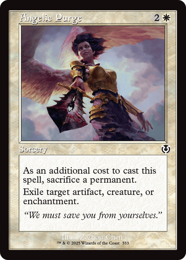 Angelic Purge (Retro Frame) [Innistrad Remastered]