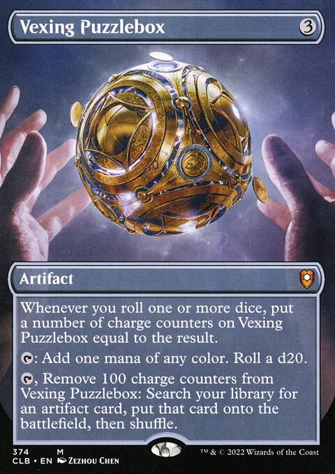 Vexing Puzzlebox (Borderless Alternate Art) [Commander Legends: Battle for Baldur's Gate]