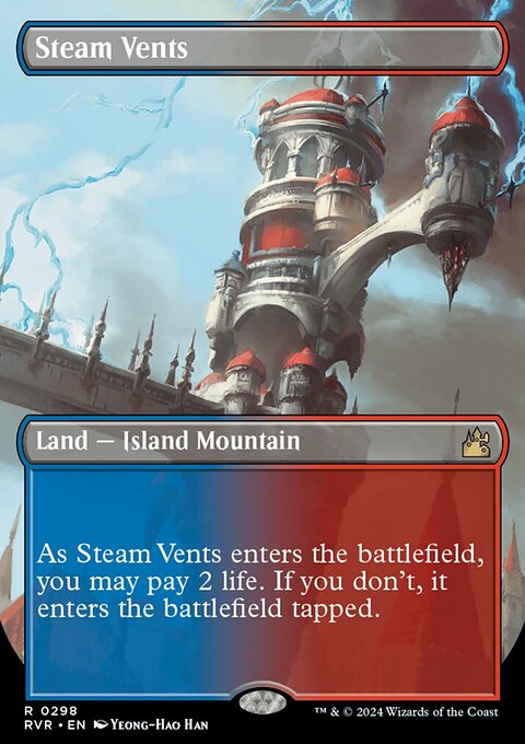 Steam Vents (Borderless) [Ravnica Remastered]