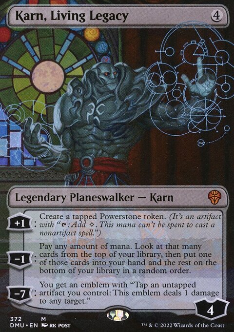 Karn, Living Legacy (Borderless) [Dominaria United]